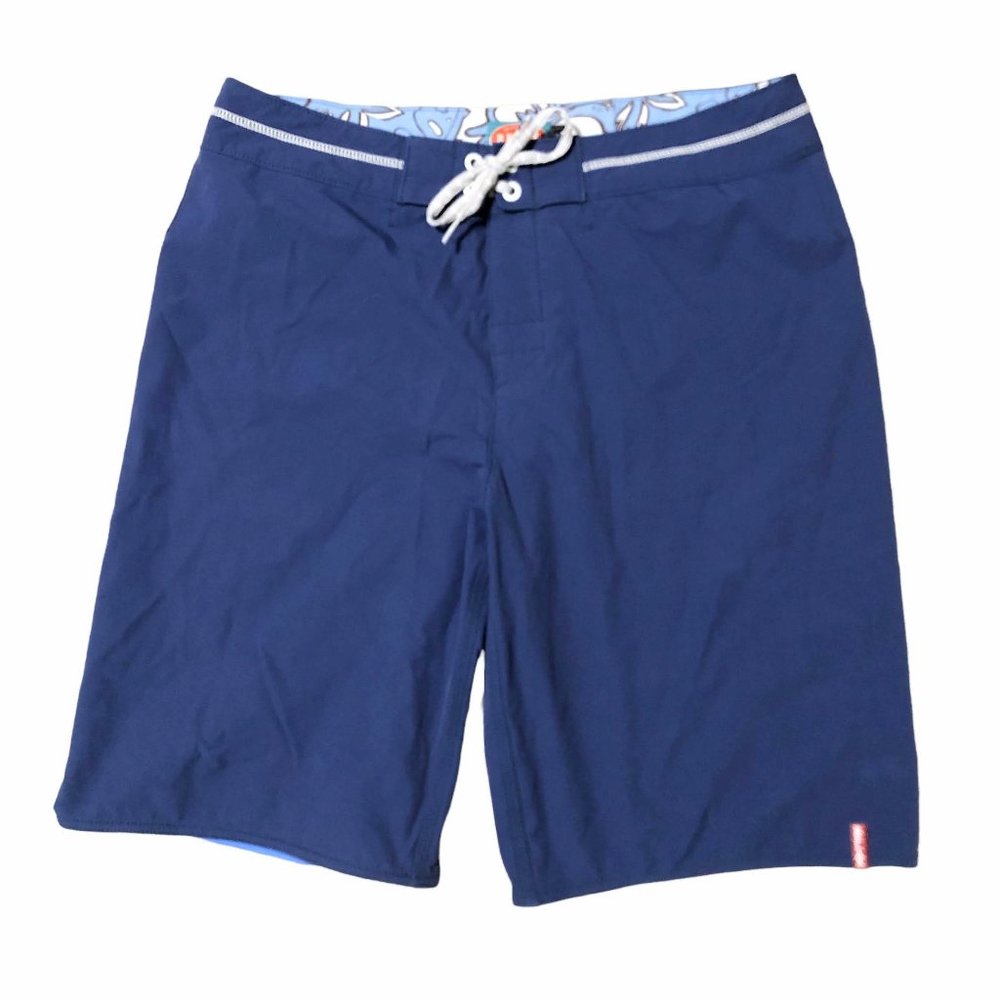Tommy Bahama Relax Navy Board Shorts-Sz  34